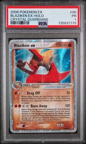 Blaziken ex graded PSA 1 for sale on eBay