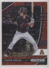 2020 Panini Prizm Draft Picks Red Donut Circle 25/99 Trevor Hauver #PDP99 0g6g