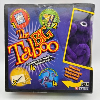 The Big Taboo Party Game COMPLETE Winning Moves 2007 Words Friends Family