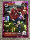 2024-25 Topps Merlin UEFA Matias Fernandez-Pardo /199 Pink Cracked Ice RC