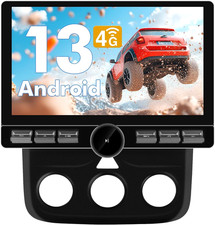 Car Stereo for Dodge Ram 1500 2500 3500 2013 2019 Manual AC Wireless CarPlay