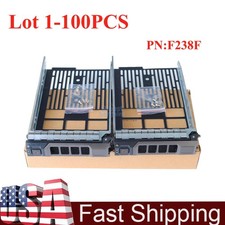 Lot Dell 3.5" Hard Drive Tray Caddy F238F PowerEdge R720 R730 R730XD T330 T430
