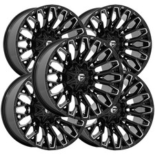Set Of 5 Fuel Fc865 Strike 20x9 6x1356x5.5 1mm Blackmilled Wheels Rims Set Of 5 Fuel Fc865 Strike 20x9 6x1356x5.5 1mm Blackmilled Wheels Rims