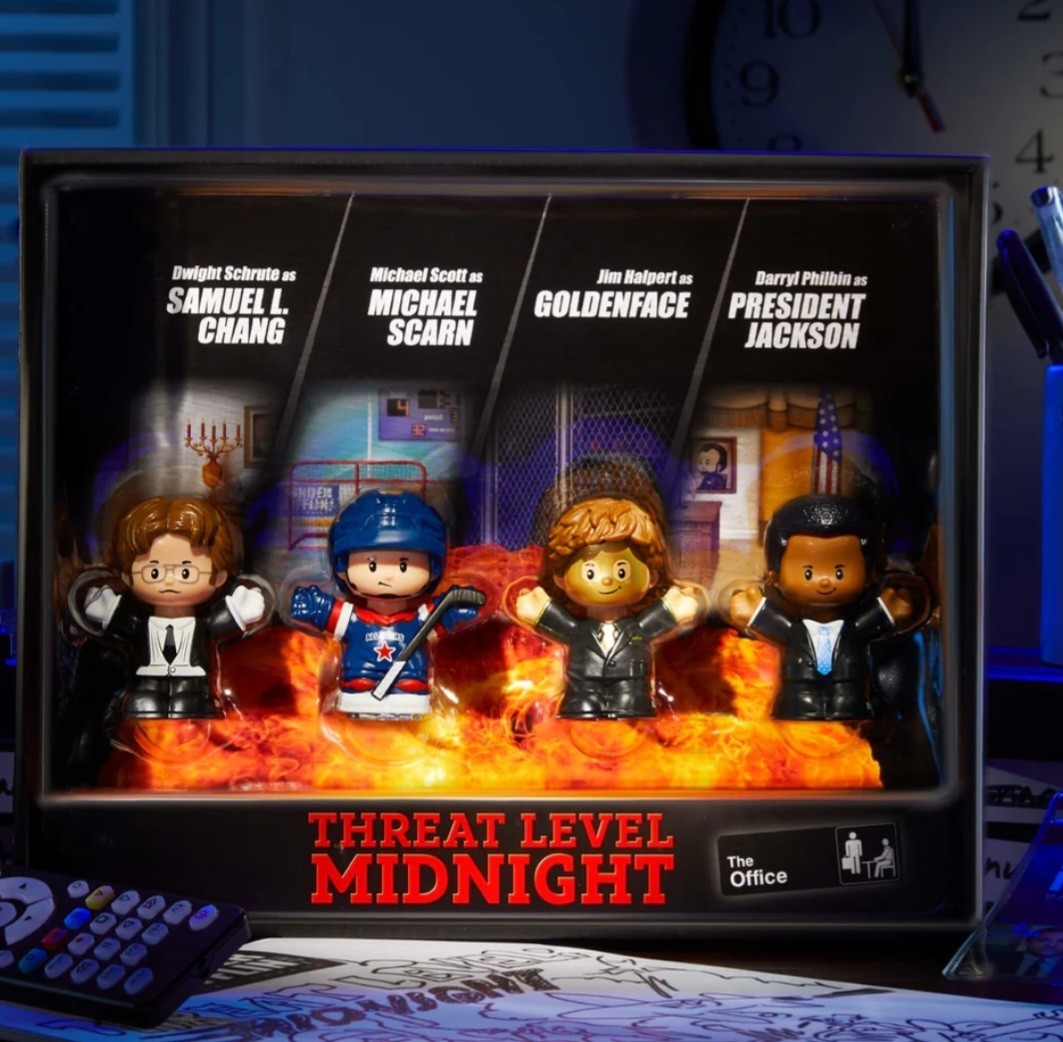 Little People Collector Set - The Office - THREAT LEVEL MIDNIGHT Set - Sealed