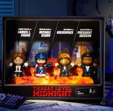 Little People Collector Set - The Office - THREAT LEVEL MIDNIGHT Set - Sealed