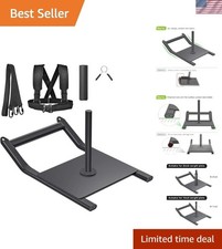 Compact Fitness Sled with Adjustable Straps - Perfect for All Training Surfaces