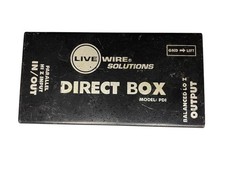 Live Wire Solutions PDI DIRECT BOX Passive Switchable Hi-Z Input to LO-Z Output