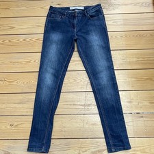 NEXT blue skinny jeans Size 12 measurements in photos 