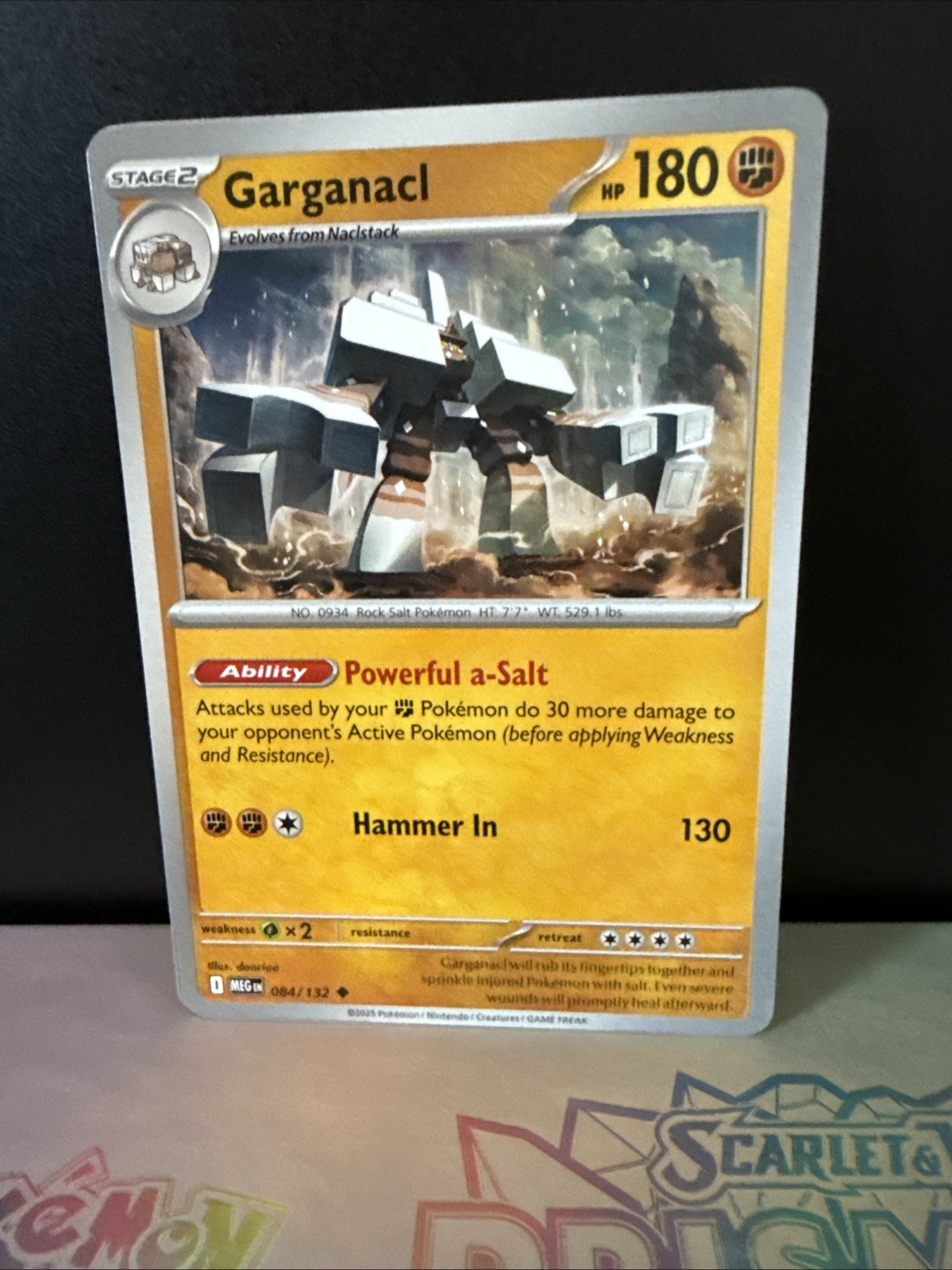 Garganacl 084/132 - Mega Evolution - Pokemon - NM/M English