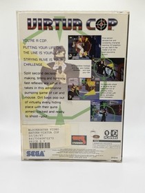 Virtua Cop (Sega Saturn, 1995) Complete CIB Blockbuster Video Rental Tested