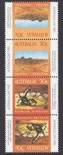 Australia  1985 Australia Day strip - two tete-beche pairs SG 961a & 962a  MNH