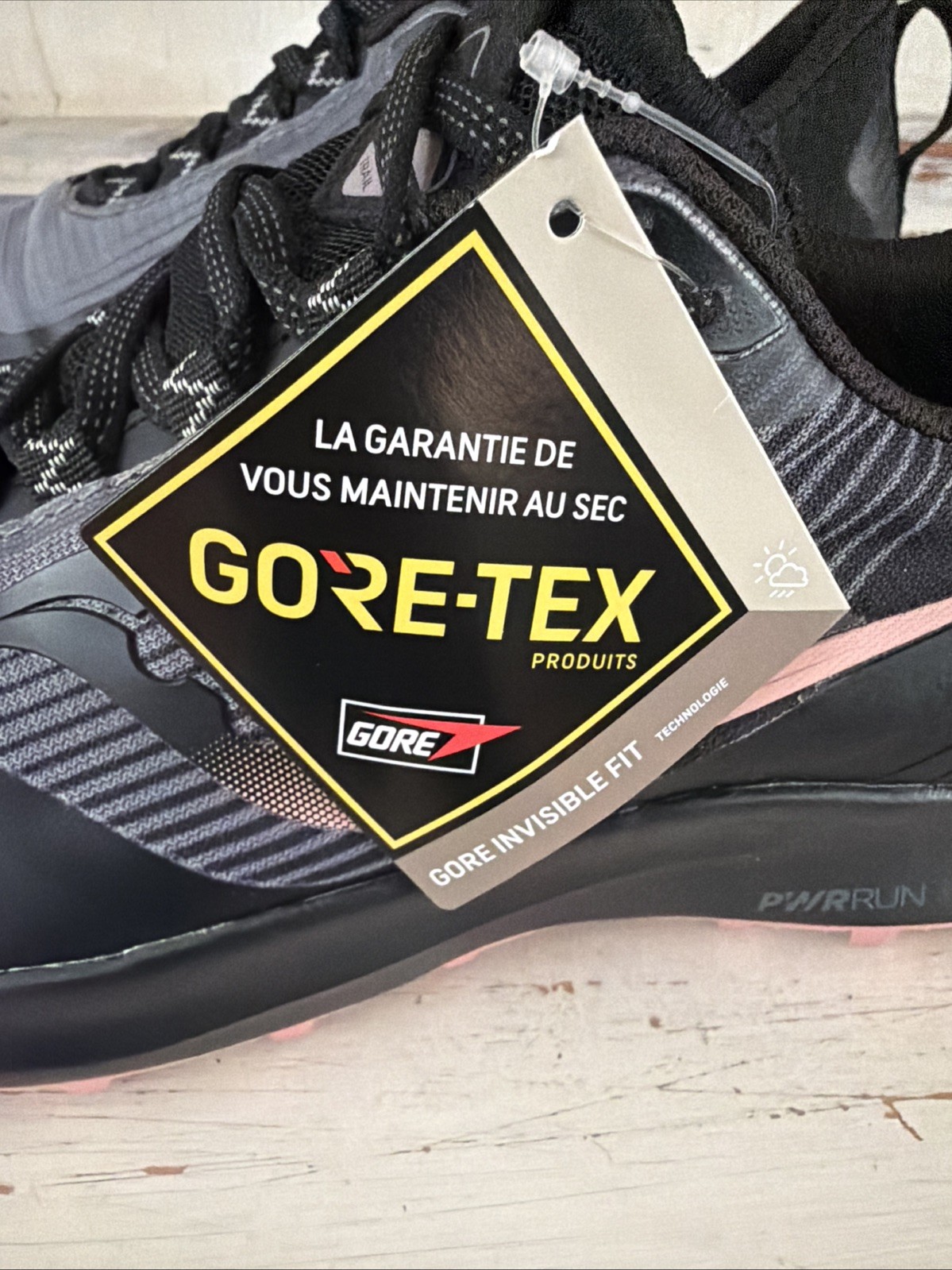 Saucony Peregrine 10 GTX Womens Shoes Size 10 Gore-tex Charcoal/Shell S10740-20 thumbnail 7