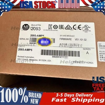 2093-AMP5 AB Kinetix 2000 Axis Module New 2093-AMP5 Fast Shipping US Free Tax