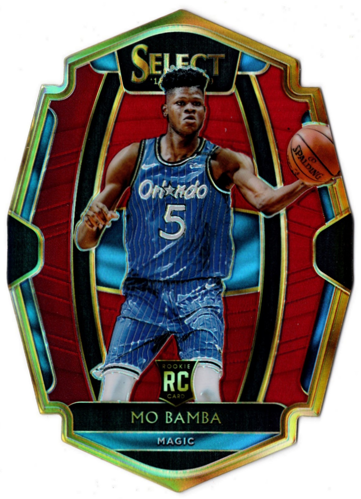 2018-19 Panini Select Premier Level Red Maroon Die Cut Prizm MO BAMBA 152 175 RC