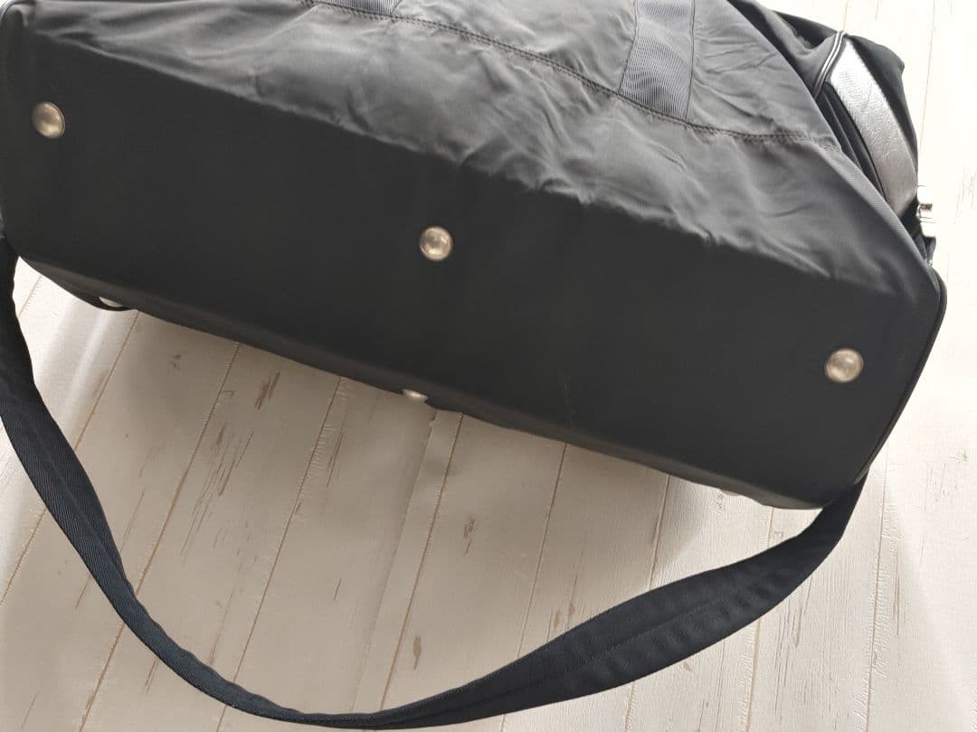 90s 00s PRADA 2WAY Boston Bag Black Large Capacity thumbnail 8