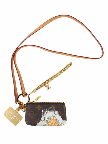 Louis Vuitton Monogram Phone Holder M25919 Canvas Coin Wallet