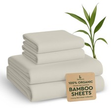 BAMPURE Luxury Series King Sheet Set - 100 Viscose derived from Bamboo Sheet...