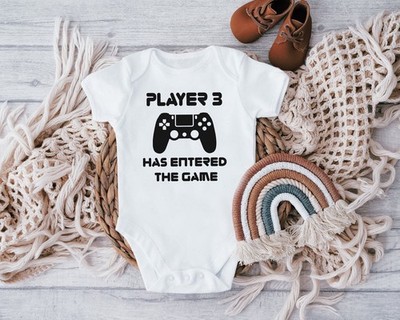 Player 3 Baby Weste, Gaming Papa, Future Gamer, Gamer Babyparty Geschenk von BHUR