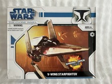 Star Wars 2008 The Clone Wars V-Wing Starfighter