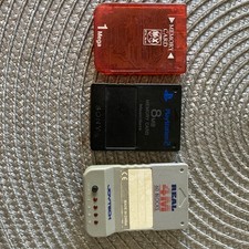 3 Sony PlayStation Memory Card Bundle