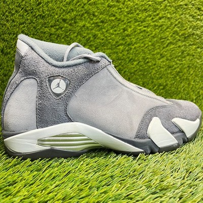Nike Air Jordan 14 Retro Mens Size 9 Flint Gray White Basketball Shoes Sneakers