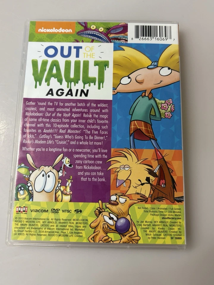 Nickelodeon: Out of the Vault Again DVD (2015) GOOD CONDITION - Image 2 of 2