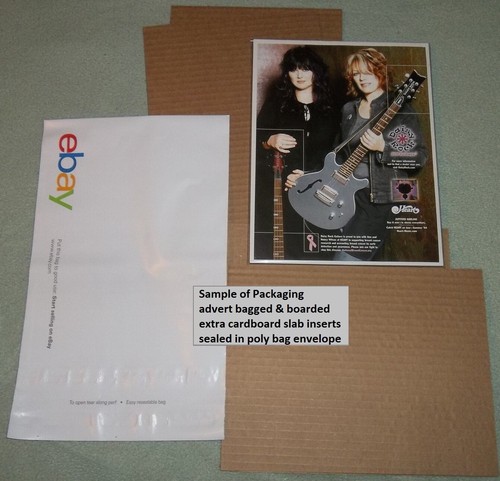 Blues Saraceno 1996 Samick Valley Arts Guitar advertisement 8 x 11 ad print - Picture 2 of 3