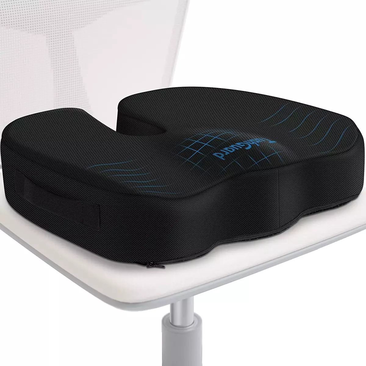 Memory Foam Orthopedic Seat Coccyx, Travel Ease Seat Cushion For Lower Back  Pain And Sciatica Relief, Applicable To Office, Wheelchair(black),11