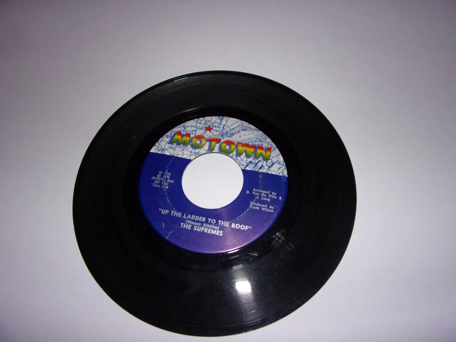 The Supremes: Up The Ladder To The Roof / Bill, When Are You Coming Home / 45 tr/min