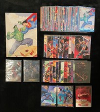 1995 Fleer Skybox DC vs Marvel Master Card Set Base Holo F/X Mirage Impact