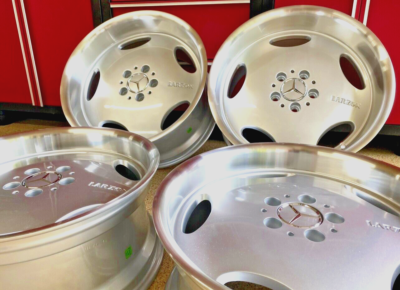 MERCEDES BENZ 18 INCH RIMS WHEELS SET4 NEW 18/8.5 18/9.5 FIT 126