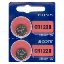 2 NEW SONY CR1220 3V Lithium Coin Battery Expire 2028 FRESHLY NEW - USA Seller