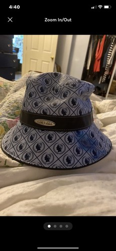 vintage ceasers bucket hat vinyl mens L 