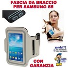 FASCIA DA BRACCIO BIANCO PER SAMSUNG GALAXY S5 PORTACELLULARE CORSA FITNESS