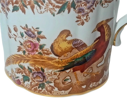 Vintage Royal Crown Derby porcellana inglese vecchia crema Avesbury pavoni - Foto 6 di 9