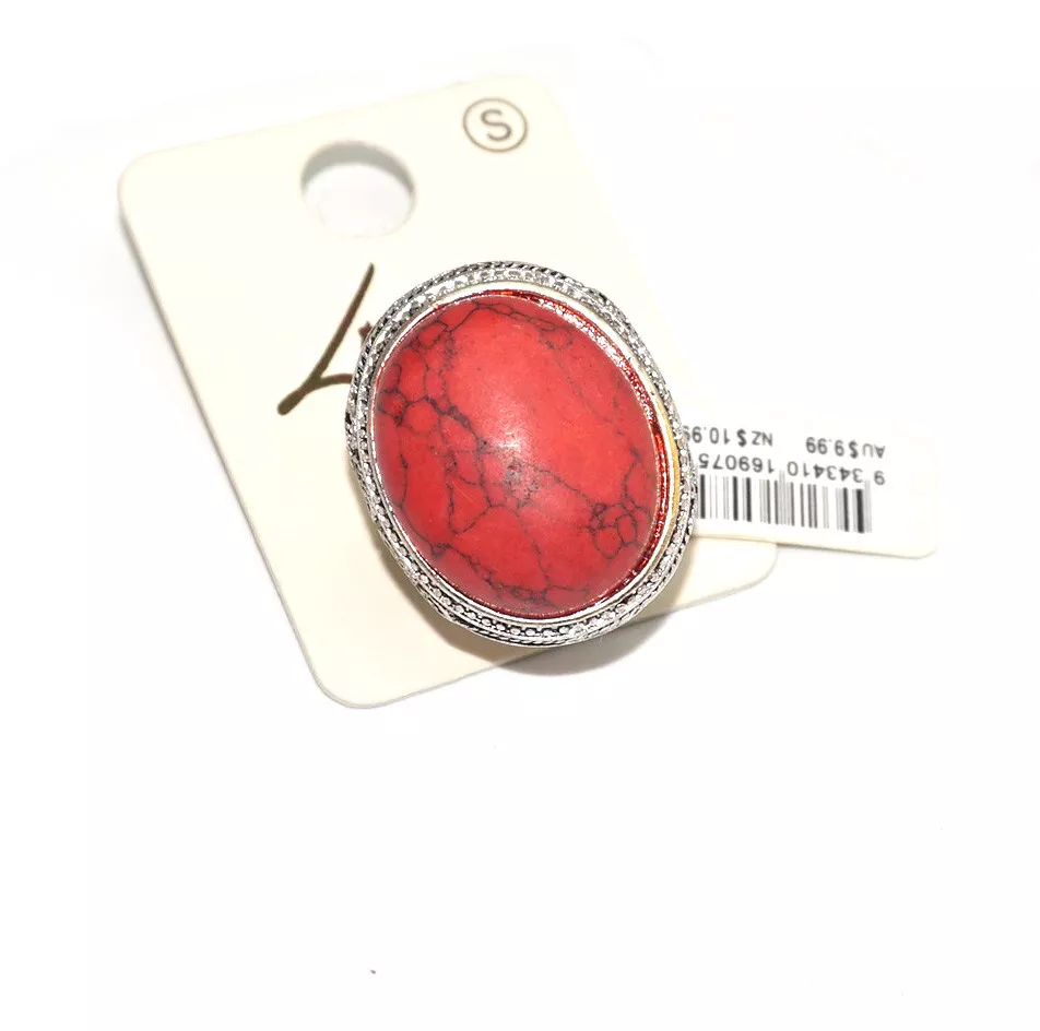 Lovisa Red Stone Ring Size 6 & 7