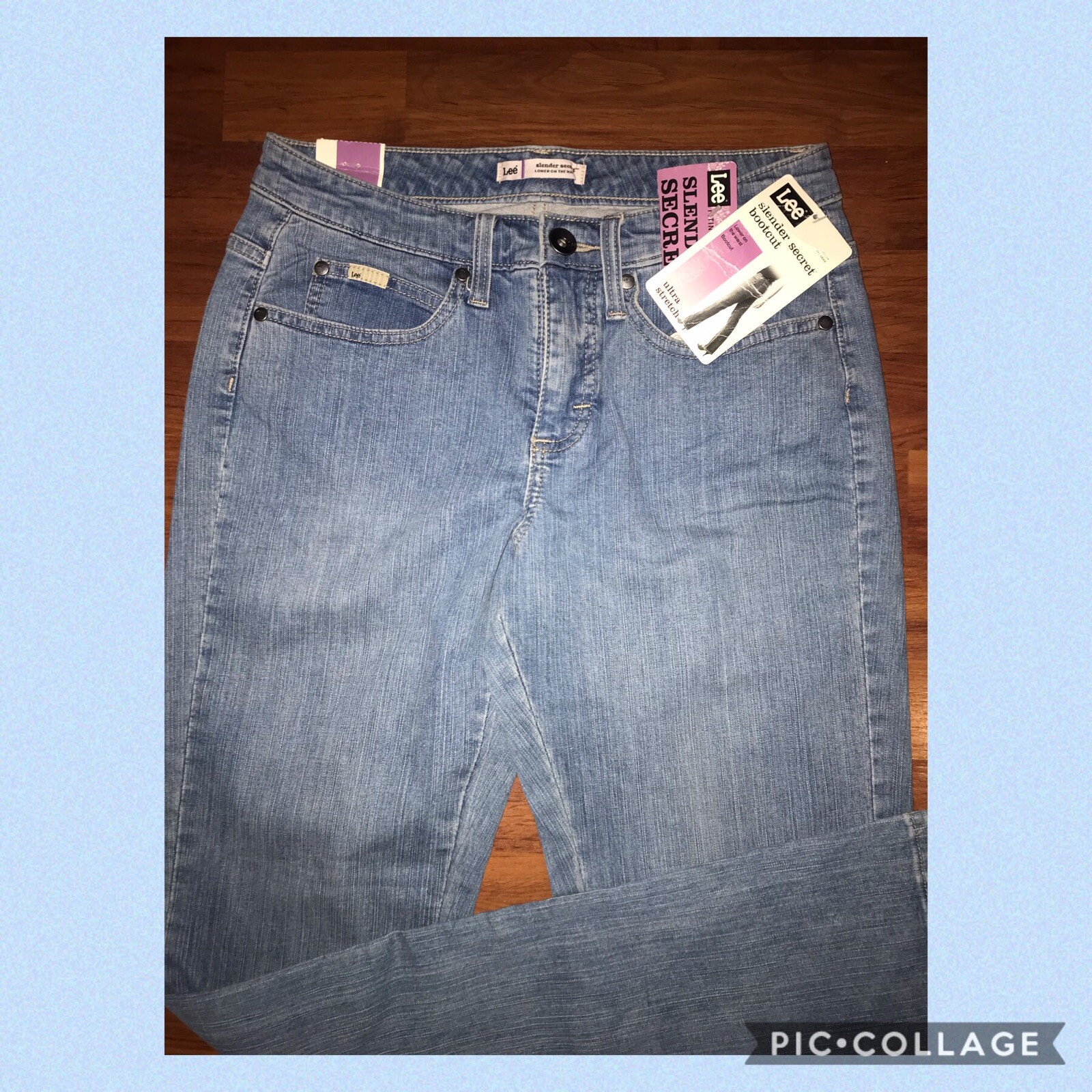 lee slender secret bootcut jeans