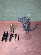 Rare Godzilla 1998 Toho Trendmasters 6 Figure With 3 Army Soldier Accessories