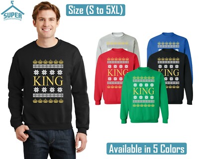 Crewneck Sweater King Crewneck Her King And His Queen Sweaters