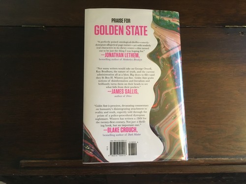 GOLDEN STATE, Ben H. Winters, SIGNED, 1st/1st print US 2019 HCDJ - Imagen 5 de 5