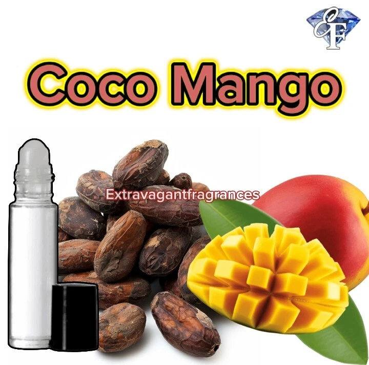 Óleo Corporal Perfumado Coco Mango 1/3 Oz (10ml) Roll-on (Unissex) - Imagem 2 de 4