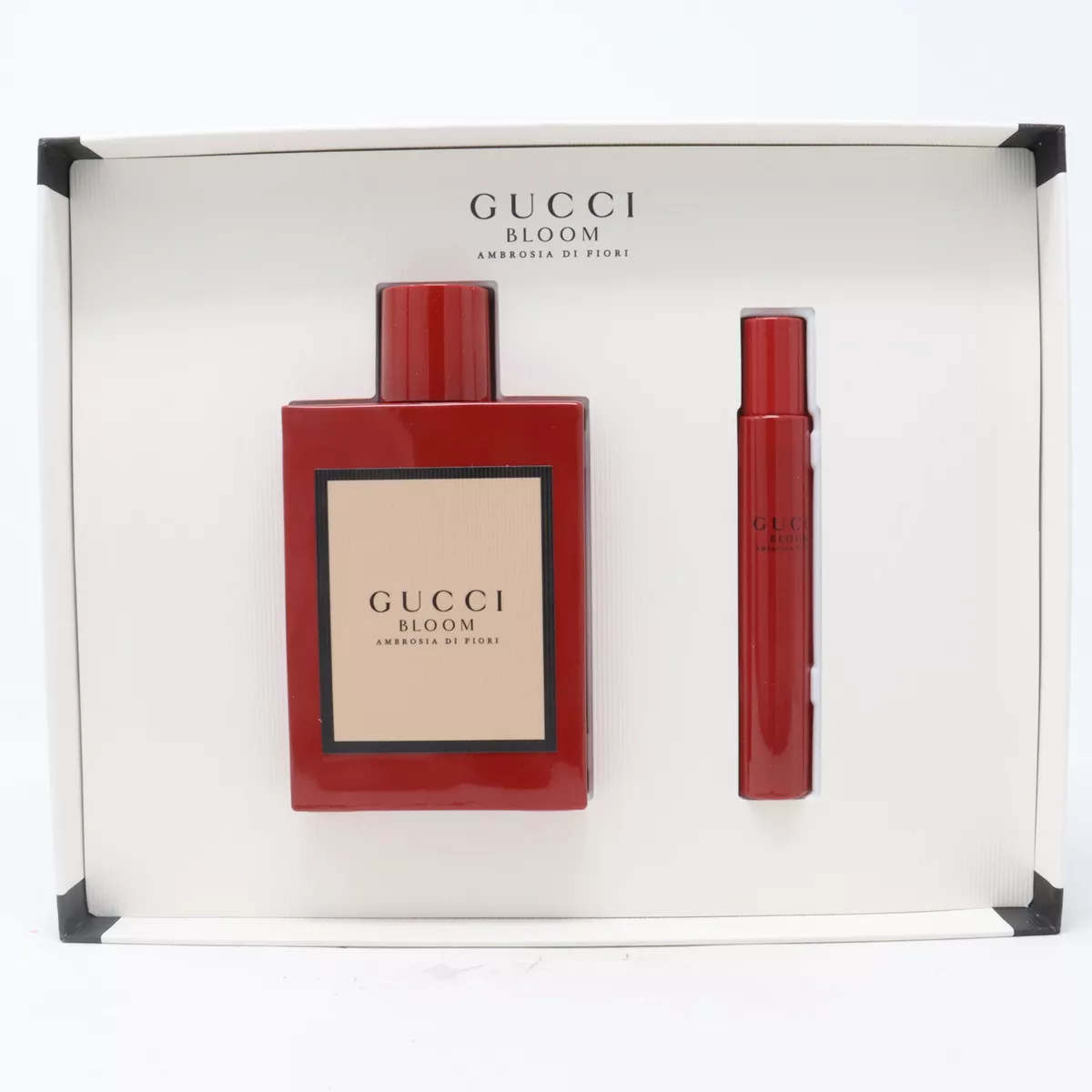 Gucci Bloom Ambrosia Di Fiori Eau De Parfum 2 Pcs Gift Set New With Box