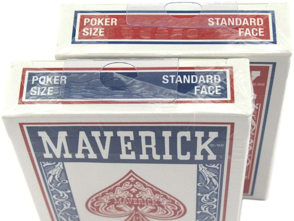  Maverick Playing Cards, Standard Index, (Pack of 12