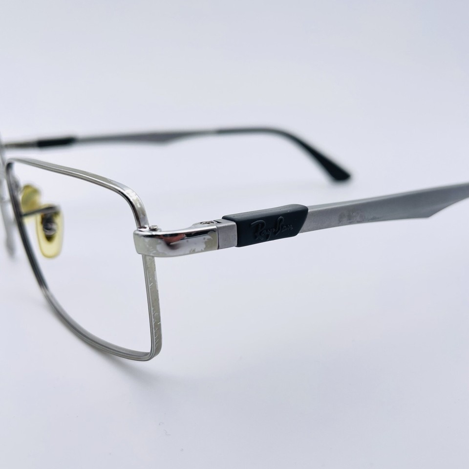 RAY BAN eyeglasses SILVER SQUARE glasses frame MOD RB 6275 2502 eBay