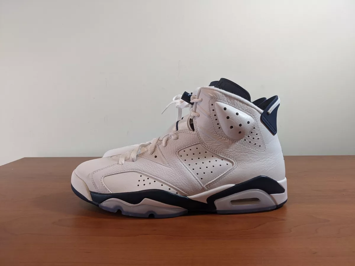 Air Jordan 6 Retro Midnight Navy Blue White Men s 2022 CT8529 141 Multi Size