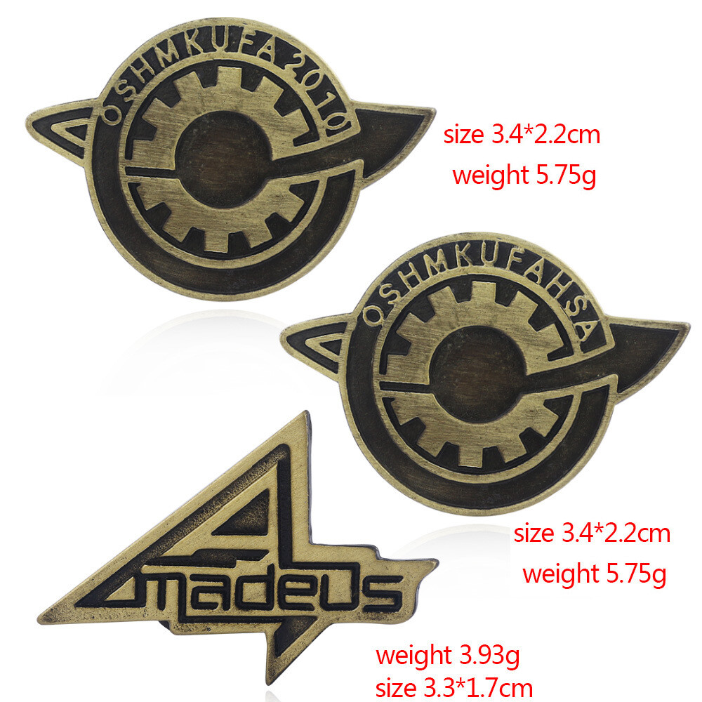 Steins;Gate Chest Brooch Badge Metal Pin figure cosplay | eBay