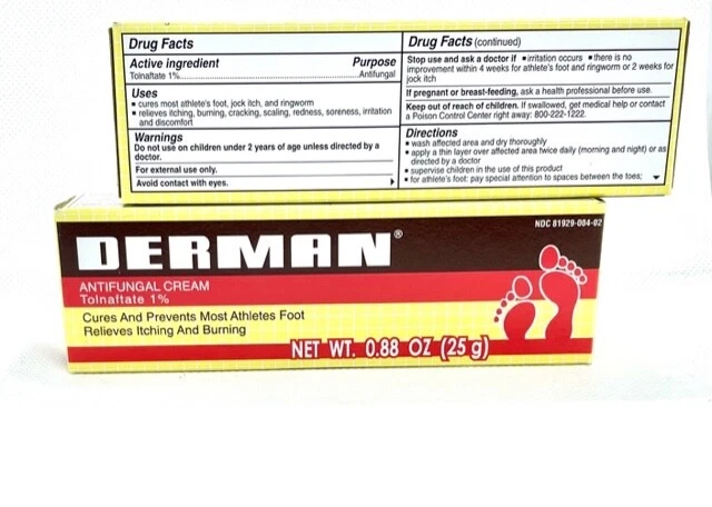 CREMA ANTIMICÓTICA DERMAN (2 paquetes) Foto 2 de 3