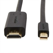 AmazonBasics Mini DisplayPort to HDMI Cable - 4K - 3 Feet AZDPHD03