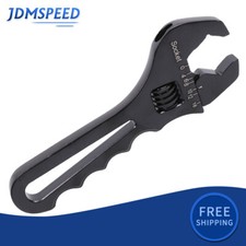 Llave ajustable Llave de herramienta de aluminio negro para montaje de extremo de manguera 3AN-16AN