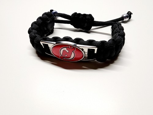 New Jersey Devils Adjustable Bracelet Sports Fan Shop NHL Apparel & Souvenir - Picture 2 of 4
